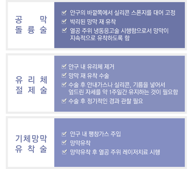 망박박리비문증치료
